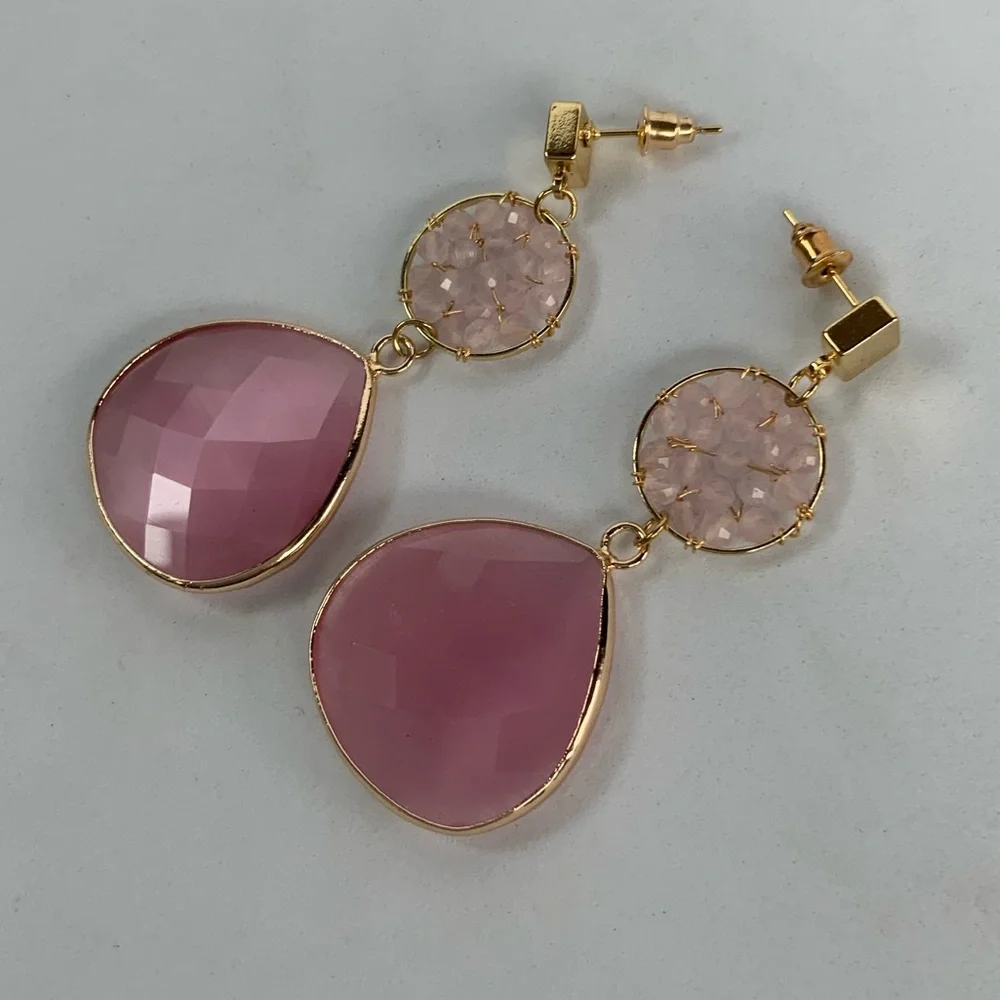 Panacea Crystal Drop Earrings - Picture 7 of 10